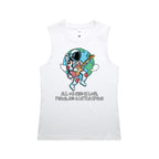 All We Need Is Love, Guitar Playing Astronaut - AS Colour Women's Maple Tank
