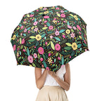 Bright Floral And Leaves Umbrella