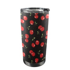 Cherry - 20oz Mobile Tumbler with Lid (Black Lock) One Size 20oz Travel Mug Food Printed Offshore