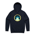 UFO Alien Abduction, Sorry I'm Taken - Mens Hoodie Navy Mens Hoodie Printed In Australia Sci Fi