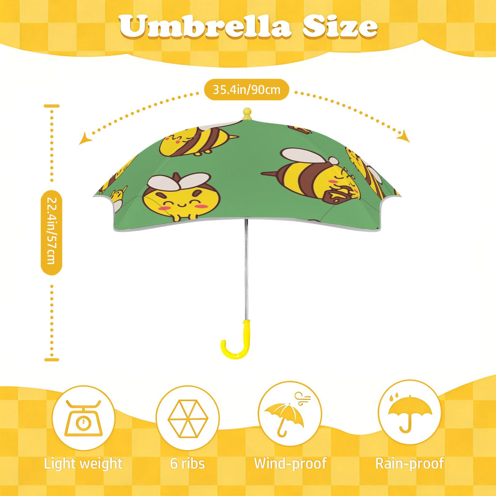 Busy Bees Kids Safe Round Corner Umbrella