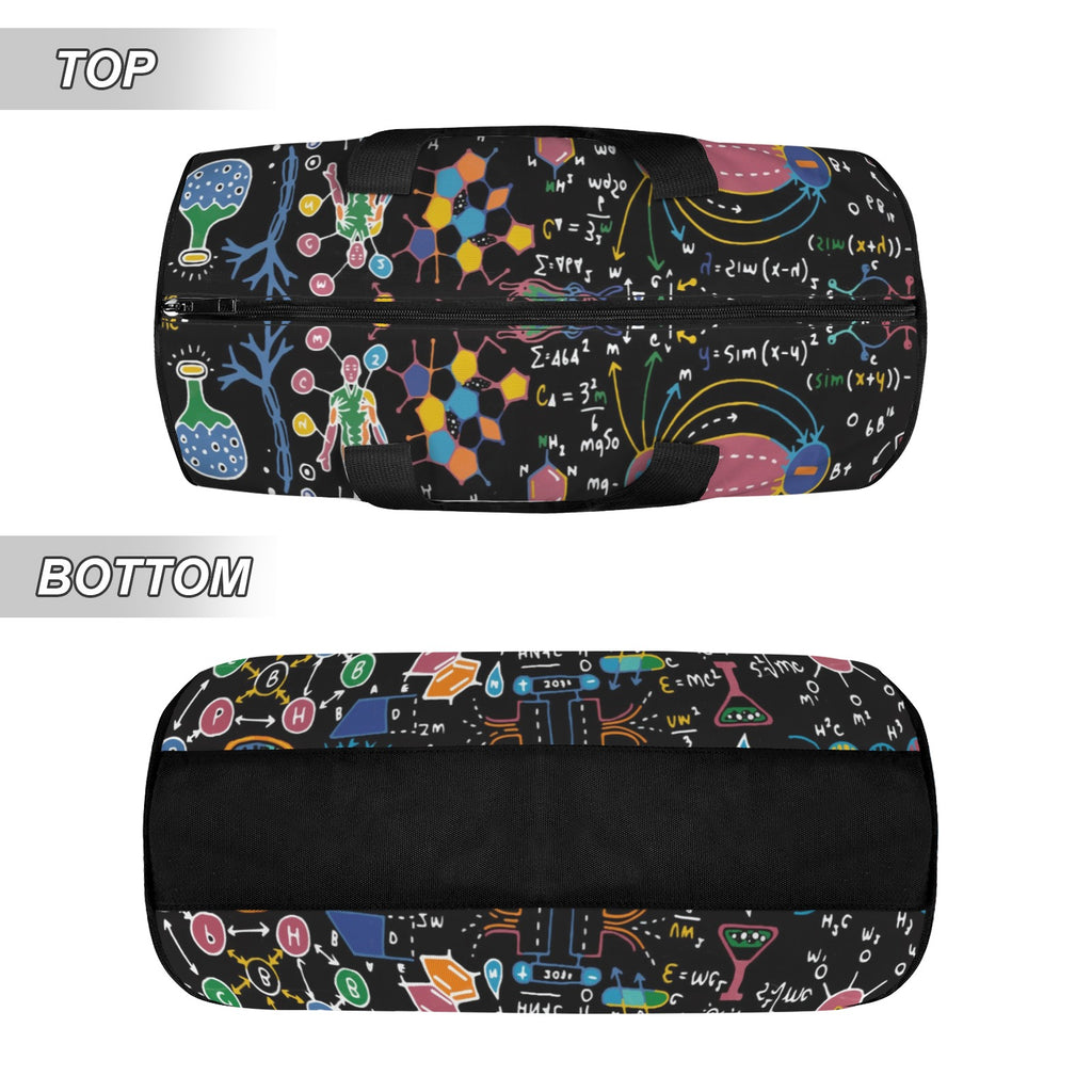 Science Time Blackboard Duffle Bag Duffle Bag Printed Offshore