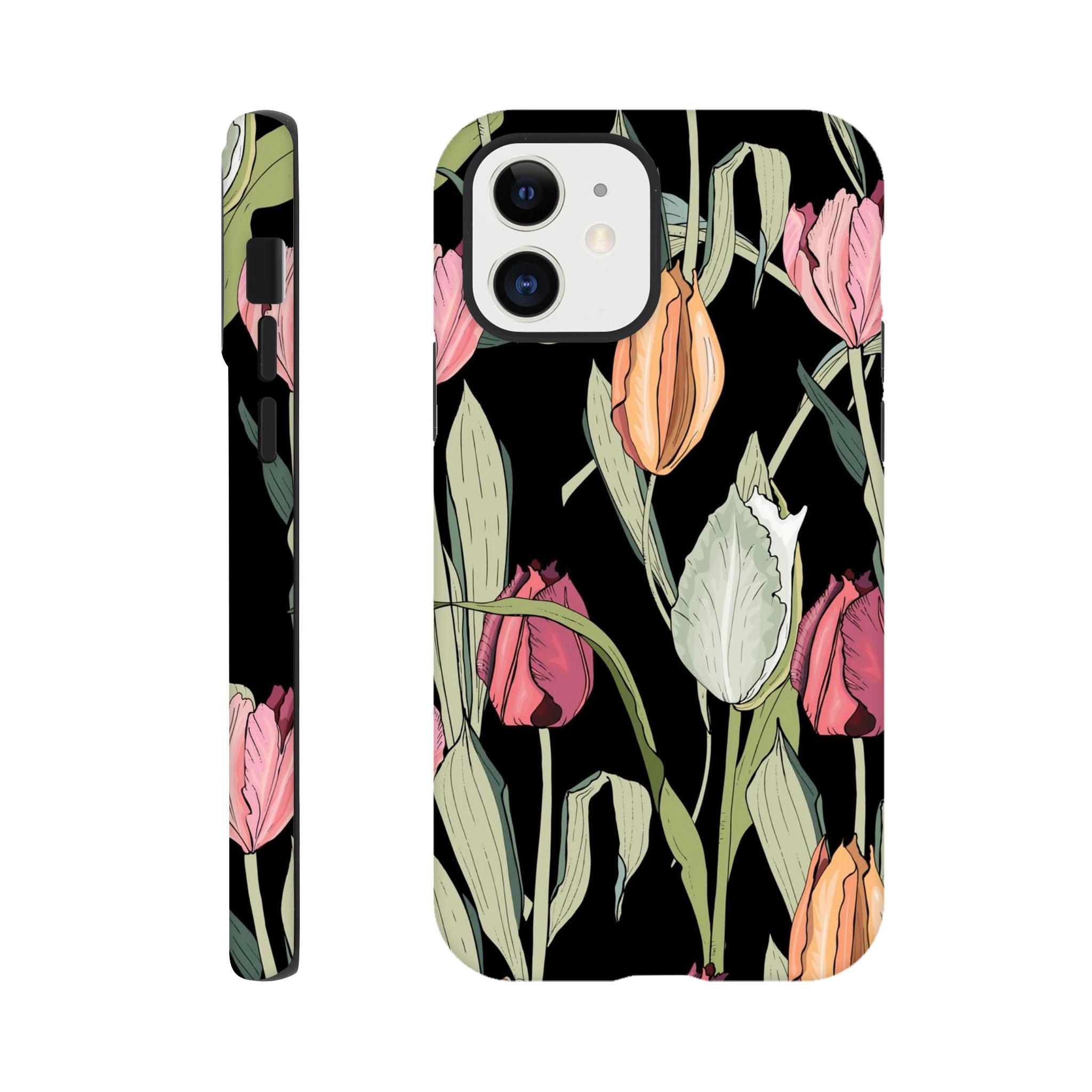 Tulips - Apple iPhone Tough case iPhone 12 iPhone Tough Case Globally Fulfilled Plants