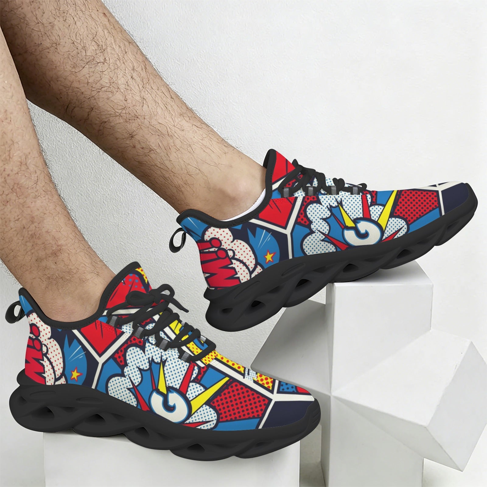 Comic Book Men's Twisted Sole Sneakers