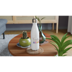 Teaching Fills My Heart - White 17oz Stainless Steel Water Bottle White Water Bottle Globally Fulfilled Teacher