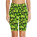 Cute Limes Women's Bike Shorts With Side Pockets Women's Bike Shorts Food Printed Offshore