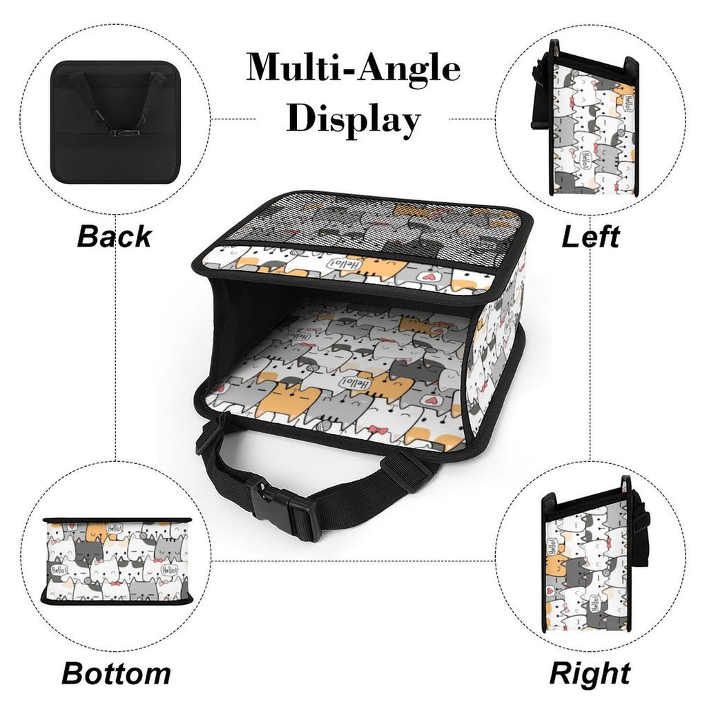 Cat Hello Car Seat Back Organiser Car Seat Back Organiser animal Printed Offshore