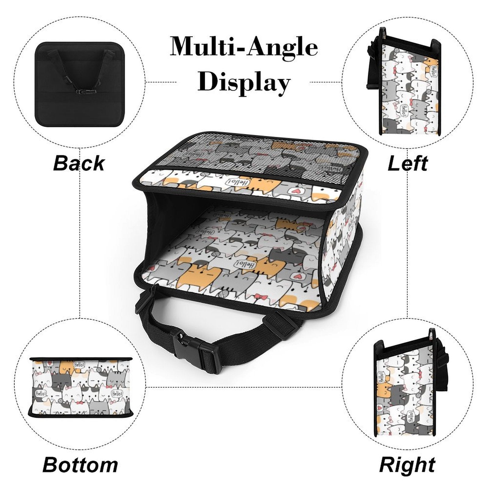 Cat Hello Car Seat Back Organiser Car Seat Back Organiser animal Printed Offshore