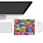 Cute Monsters Leather Mouse Pad Leather Mouse Pad Printed Offshore Sci Fi