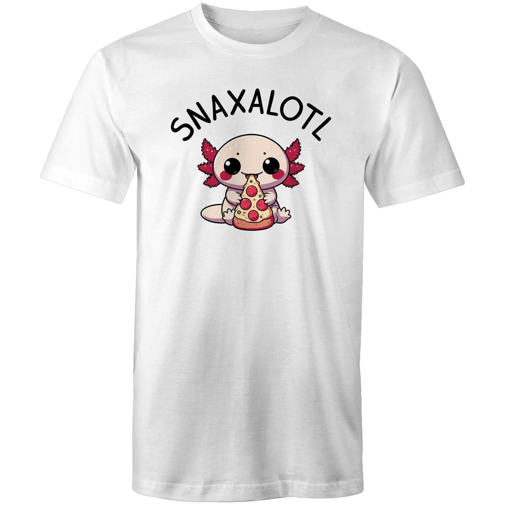 Snaxalotl, Axolotl Pizza - Mens T-Shirt