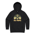 Alien UFO, Ew People Women's AS Colour Hoodie Black Womens Hoodie Printed In Australia Sci Fi