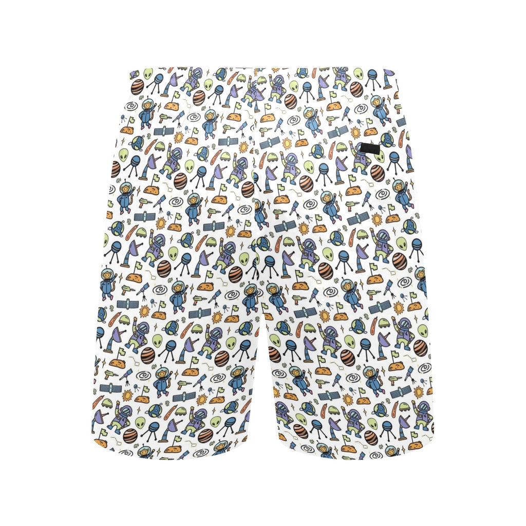 All About Space Men's Mid-Length Beach Shorts Men's Mid-Length Beach Shorts Printed Offshore Space