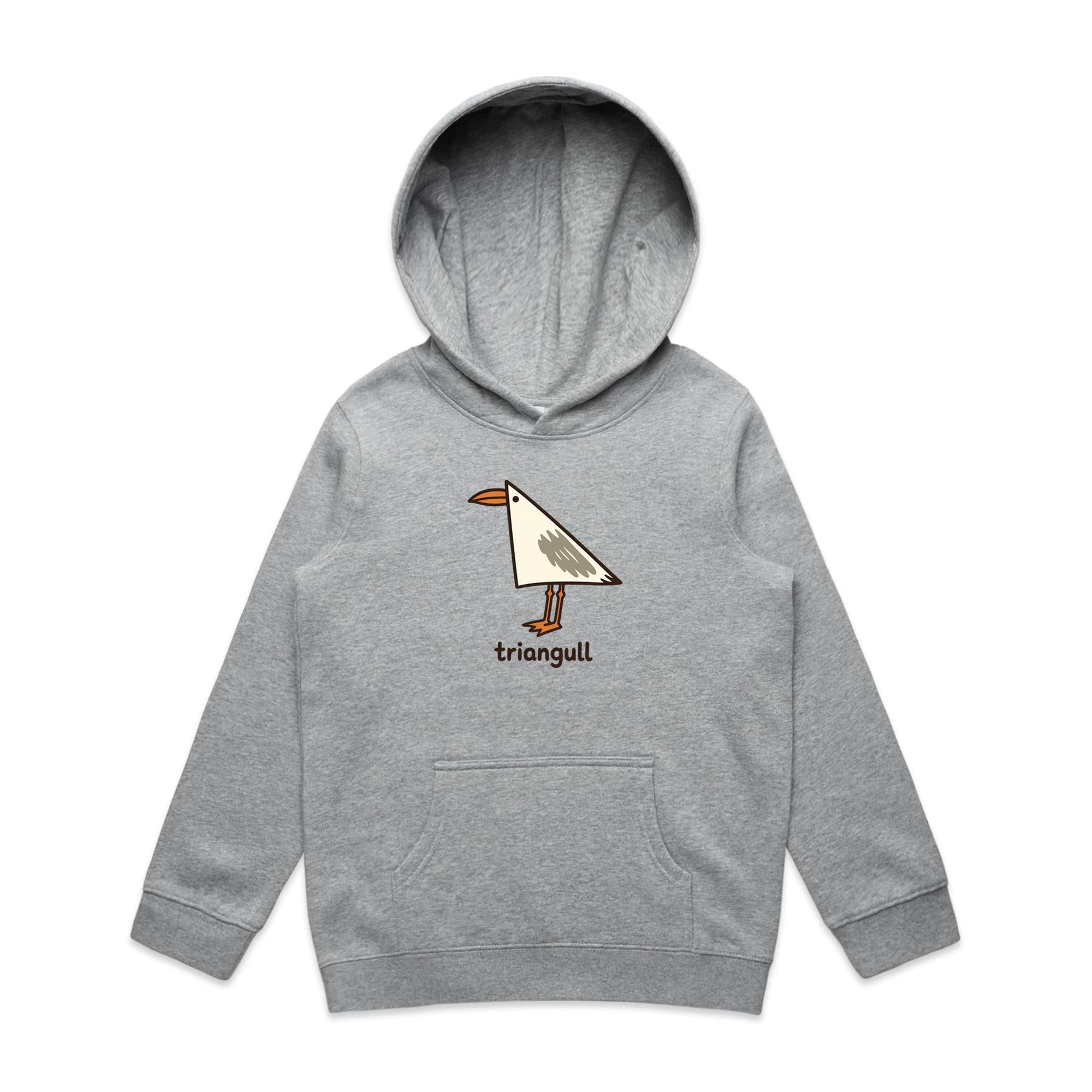Triangull Geometry Seagull Kids AS Colour Hoodie