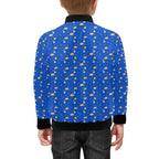 Cats In Space Kids Bomber Jacket Kids Bomber Jacket animal Printed Offshore Space
