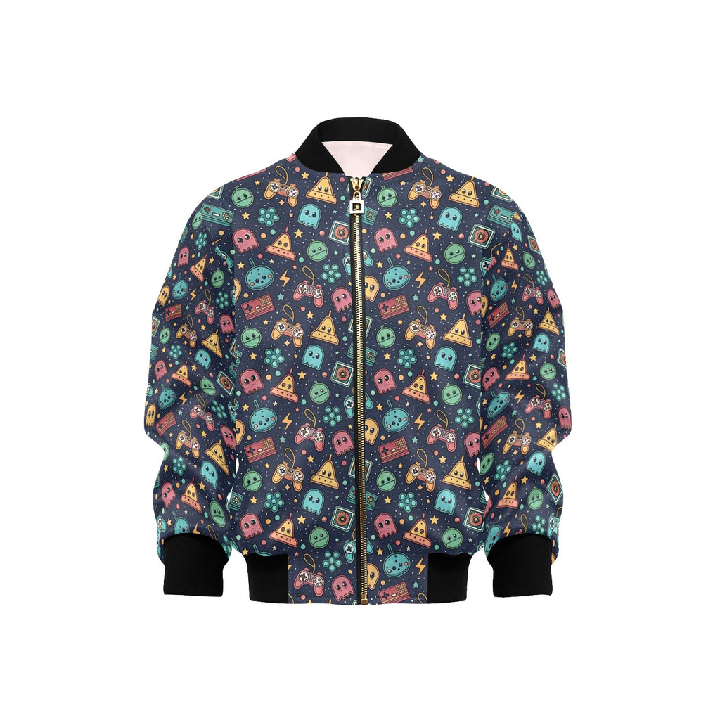 Video Game Kids Bomber Jacket