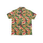 Vintage Hawaiian Floral Junior Kids Hawaiian Shirt