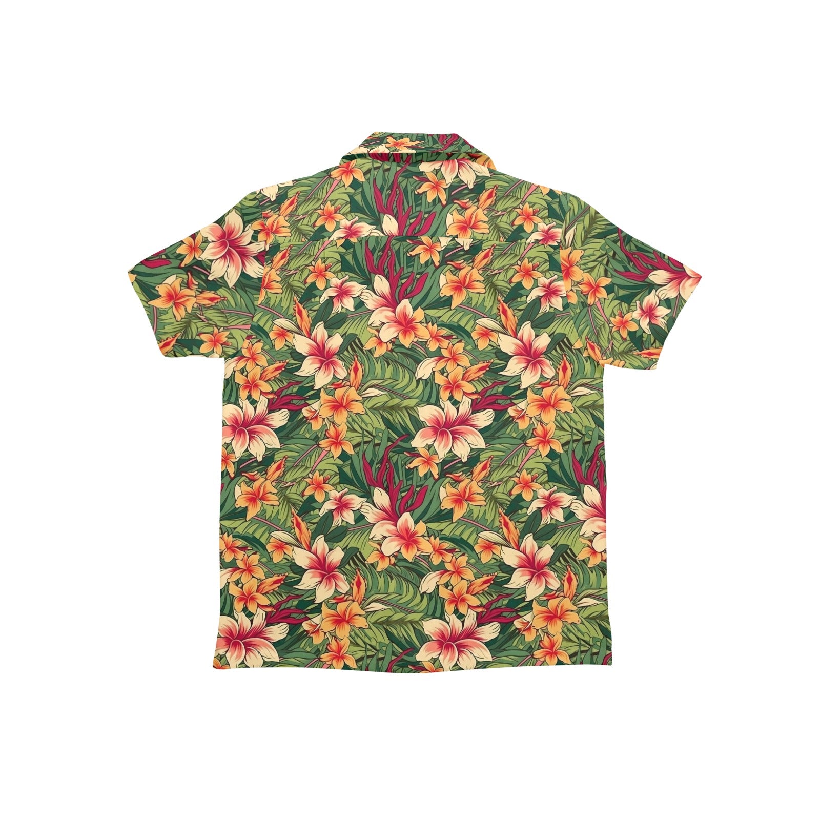 Vintage Hawaiian Floral Junior Kids Hawaiian Shirt