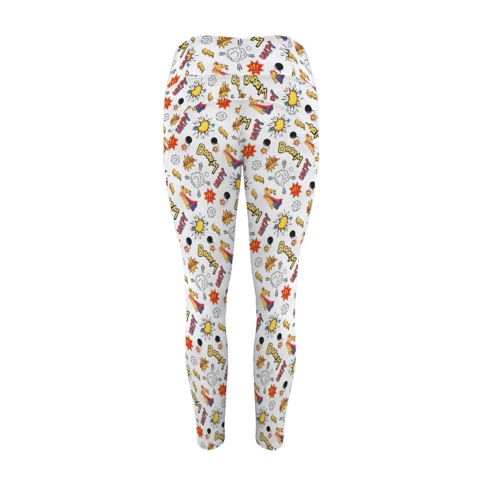 Super Dog - Women's High Waist Pockets Yoga Leggings