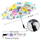 80's Grid Umbrella Umbrella Printed Offshore Retro