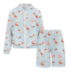 Summer Swim Men's Lightweight Sun Hoodie & Shorts Set Men's Lightweight Sun Hoodie & Shorts Printed Offshore Summer