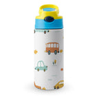 Cars - Little Kids Water Bottle blue 350ml Little Kids Water Bottle Printed Offshore