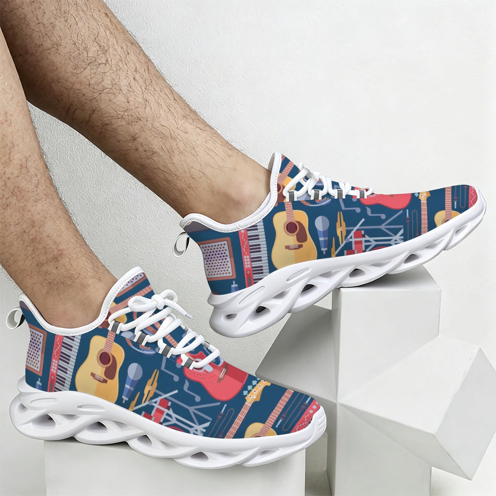 Music Instruments Men's Twisted Sole Sneakers