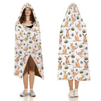 Kangaroos Kids Hooded Blanket 100cm x 130cm