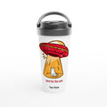 Personalised Here For The Cats, Alien Abduction, UFO White 15oz Stainless Steel Travel Mug Default Title Personalised Travel Mug animal Globally Fulfilled Sci Fi