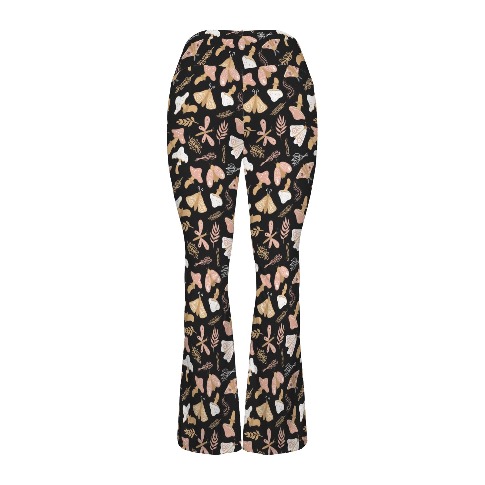 Magic Moth High Waist Crossover Tummy Control Flare Leggings High Waist Flare Leggings Printed Offshore