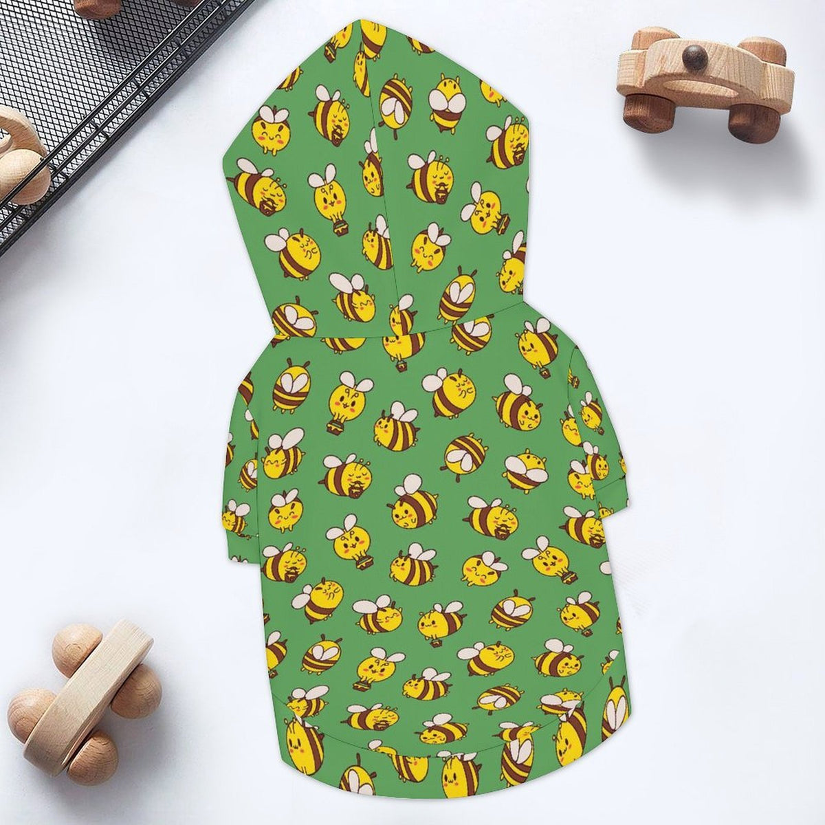 Busy Bees Pet Hoodie (Large Size)