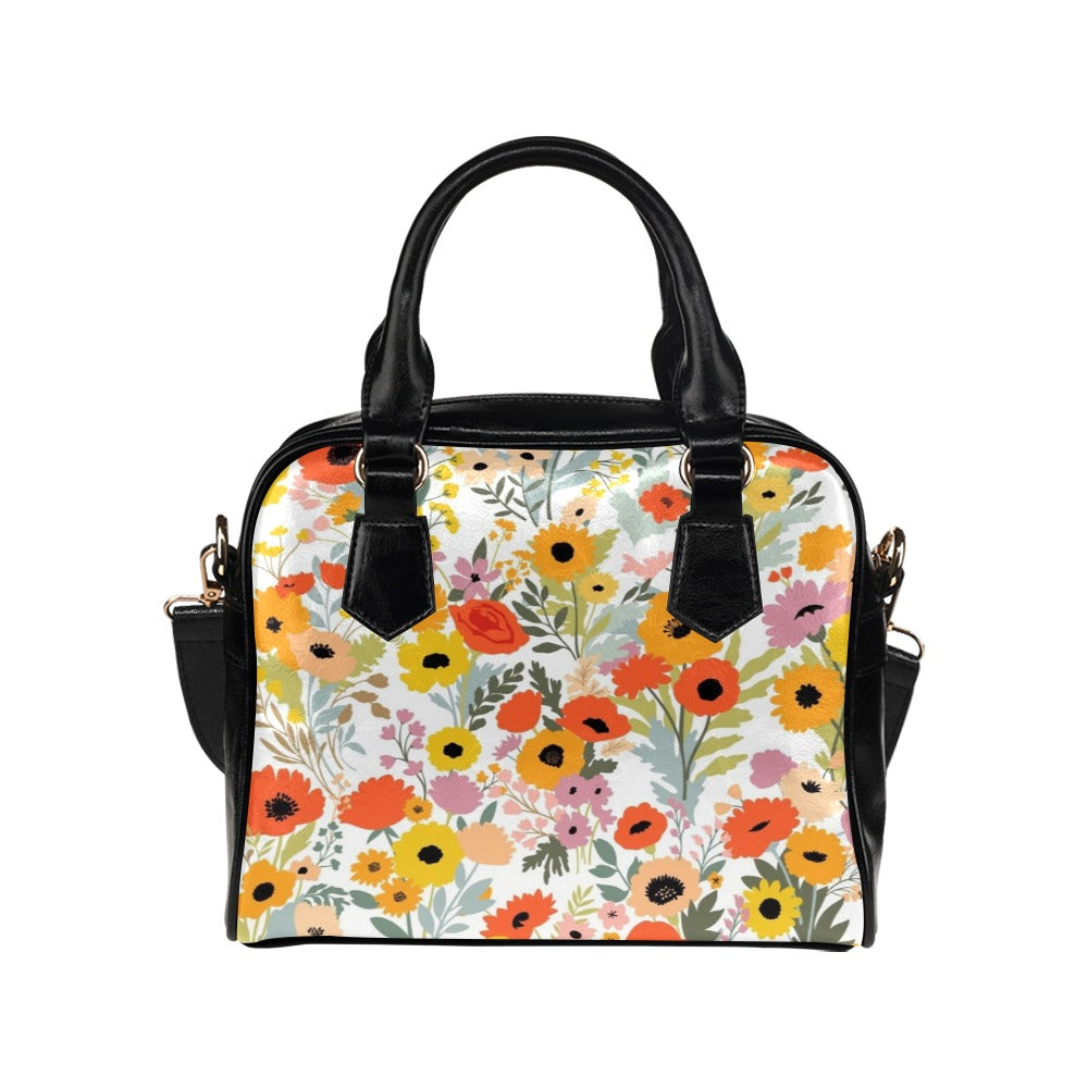 Fun Floral - Shoulder Handbag (Model 1634) One size Shoulder Handbags (1634)