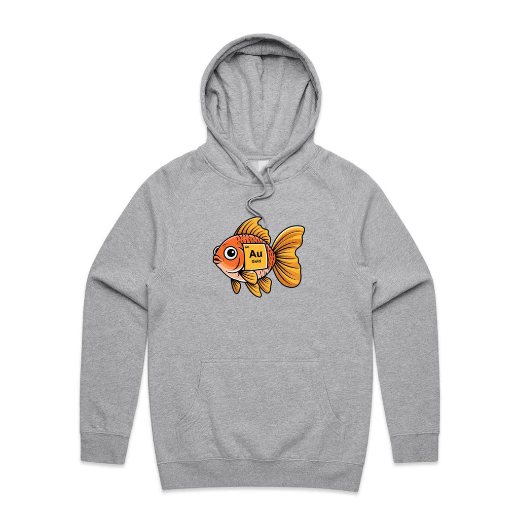 Gold Fish Periodic Table Men's AS Colour Hoodie