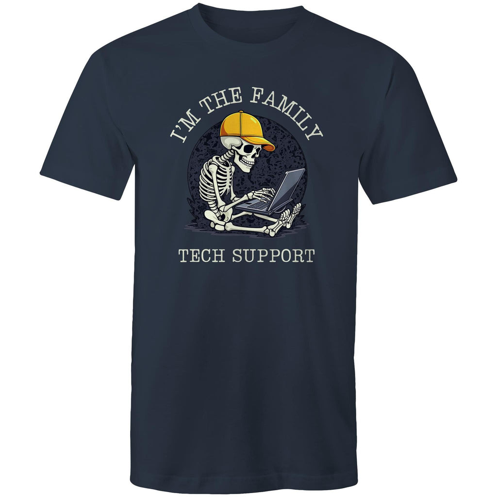 I'm The Family Tech Support - Mens T-Shirt Navy Mens T-shirt Printed In Australia Tech