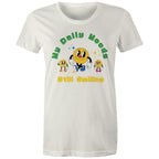 My Daily Moods - Womens T-shirt Natural Womens T-shirt Printed In Australia