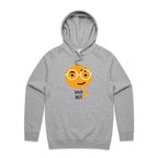Why Not? - Mens Hoodie Grey Marle Mens Hoodie Printed In Australia