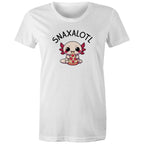 Snaxalotl, Axolotl Pizza - Womens T-shirt