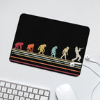 Evolution Of A Trumpet Player Leather Mouse Pad Leather Mouse Pad Music Printed Offshore