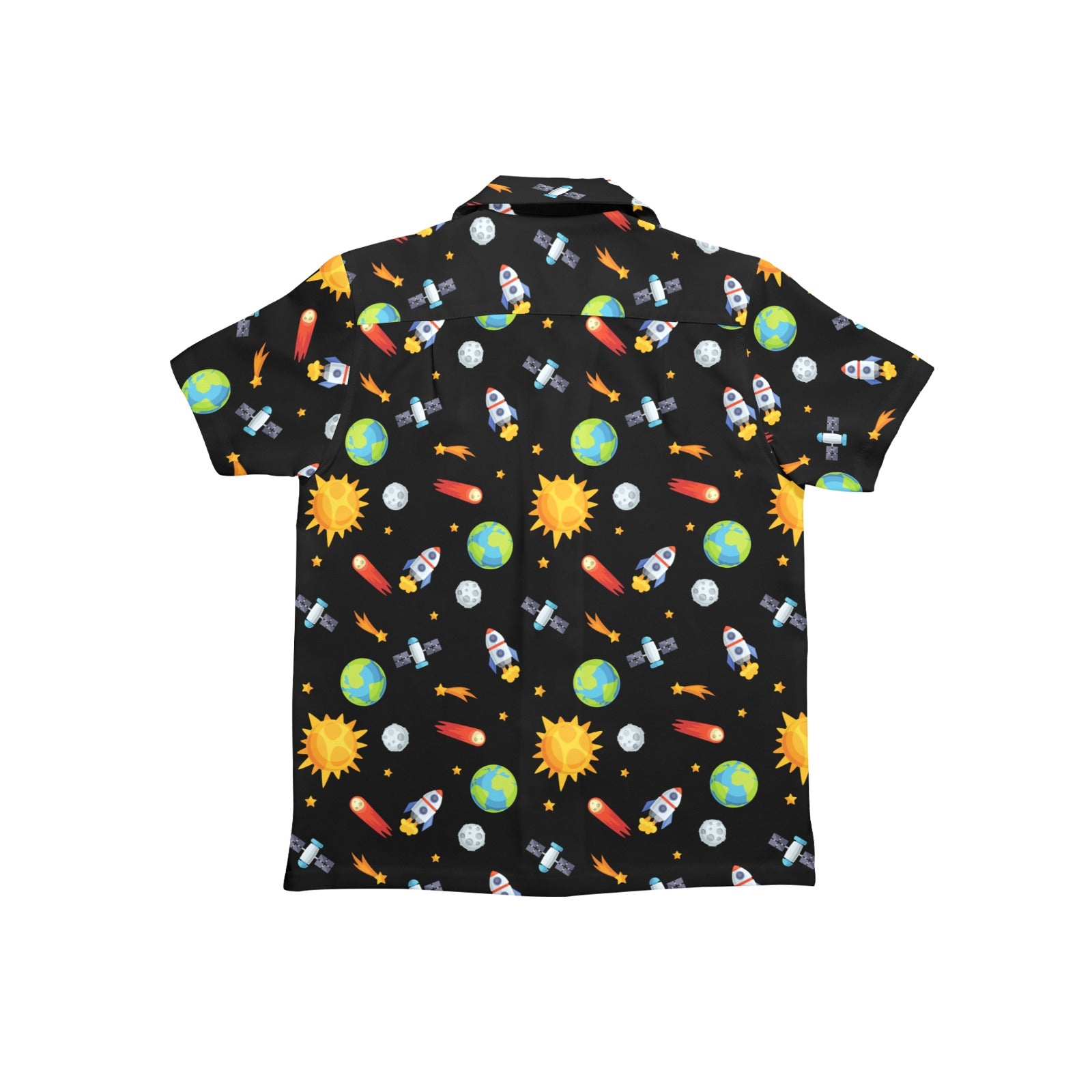Busy Space - Junior Kids Hawaiian Shirt