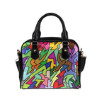 Bright Abstract - Shoulder Handbag (Model 1634) Shoulder Handbags (1634)