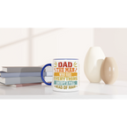 Personalised Dad, The Man Who Has Everything Except A Full Head Of Hair 11oz Ceramic Mug Personalised 11oz Mug Dad Globally Fulfilled
