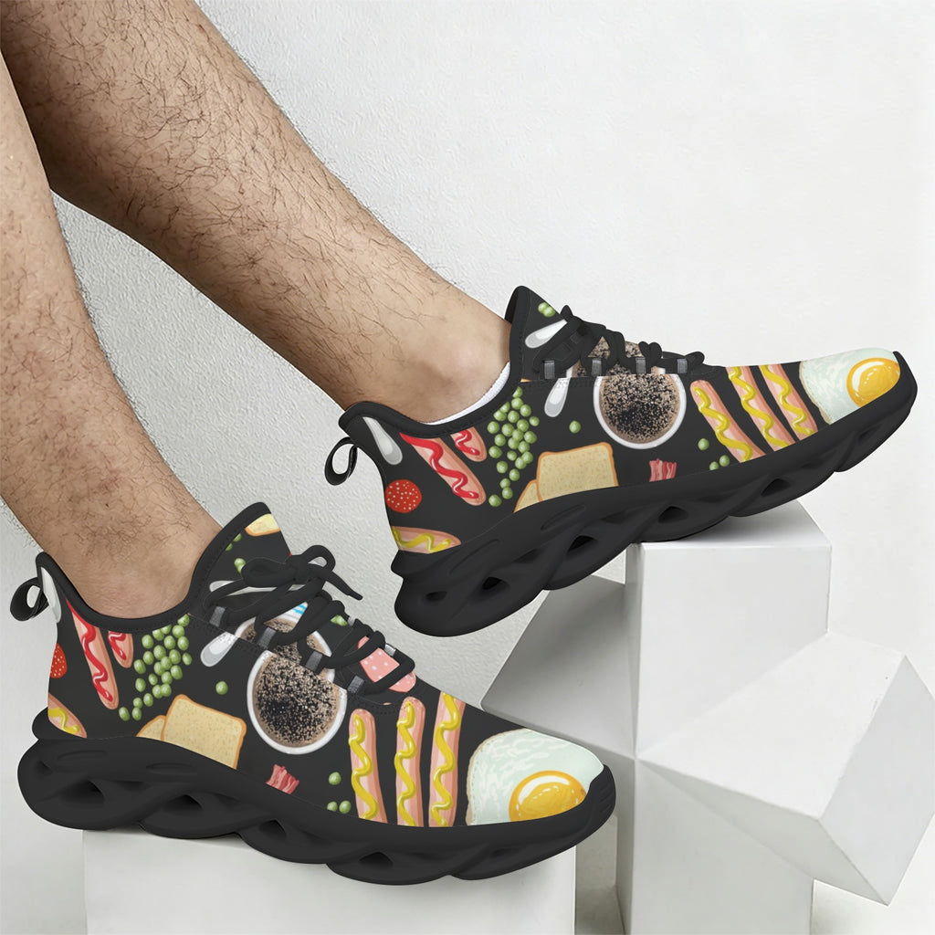 Breakfast Food Men's Twisted Sole Sneakers