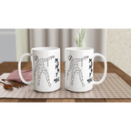 Personalised Mummy Needs A Coffee White 15oz Ceramic Mug Personalised 15oz Mug Globally Fulfilled Mum
