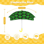 Aliens Kids Safe Round Corner Umbrella Kids Safe Round Corner Umbrella Printed Offshore Sci Fi