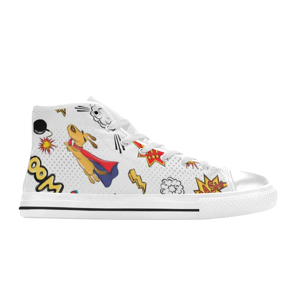 Superdog - Women's High Top Canvas Shoes