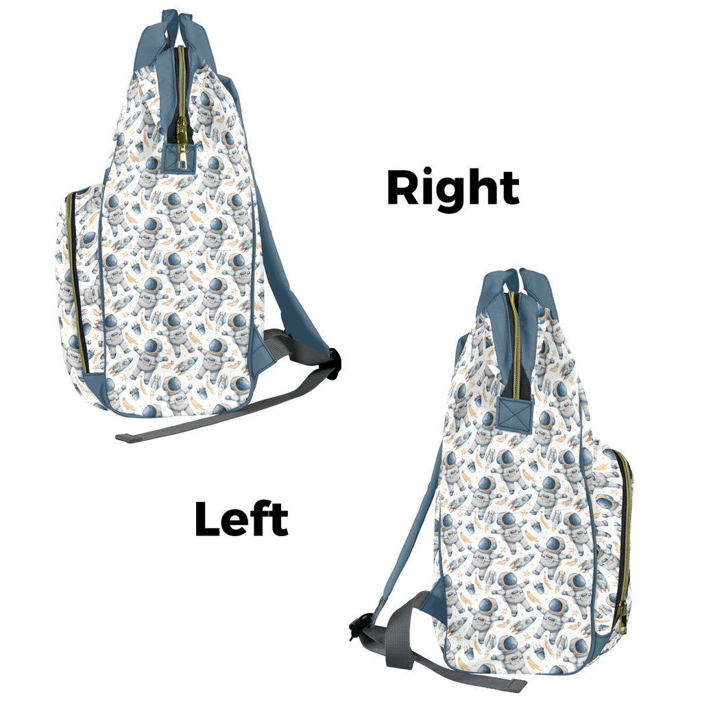 Astronauts And Rocket Ships Multi-Function Backpack, Nappy / Diaper Bag Multi-function Backpack, Nappy / Diaper Bag Printed Offshore Space