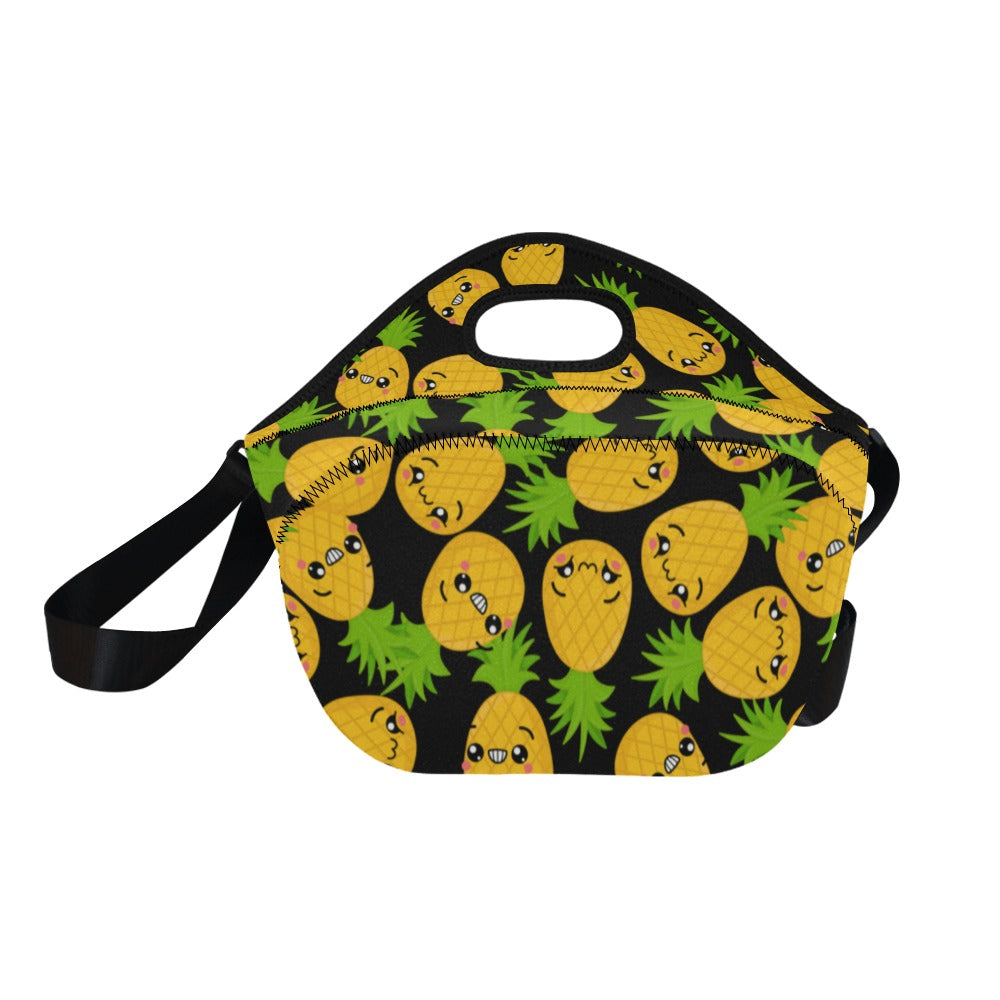 Cool Pineapples - Neoprene Lunch Bag Neoprene Lunch Bag Printed Offshore