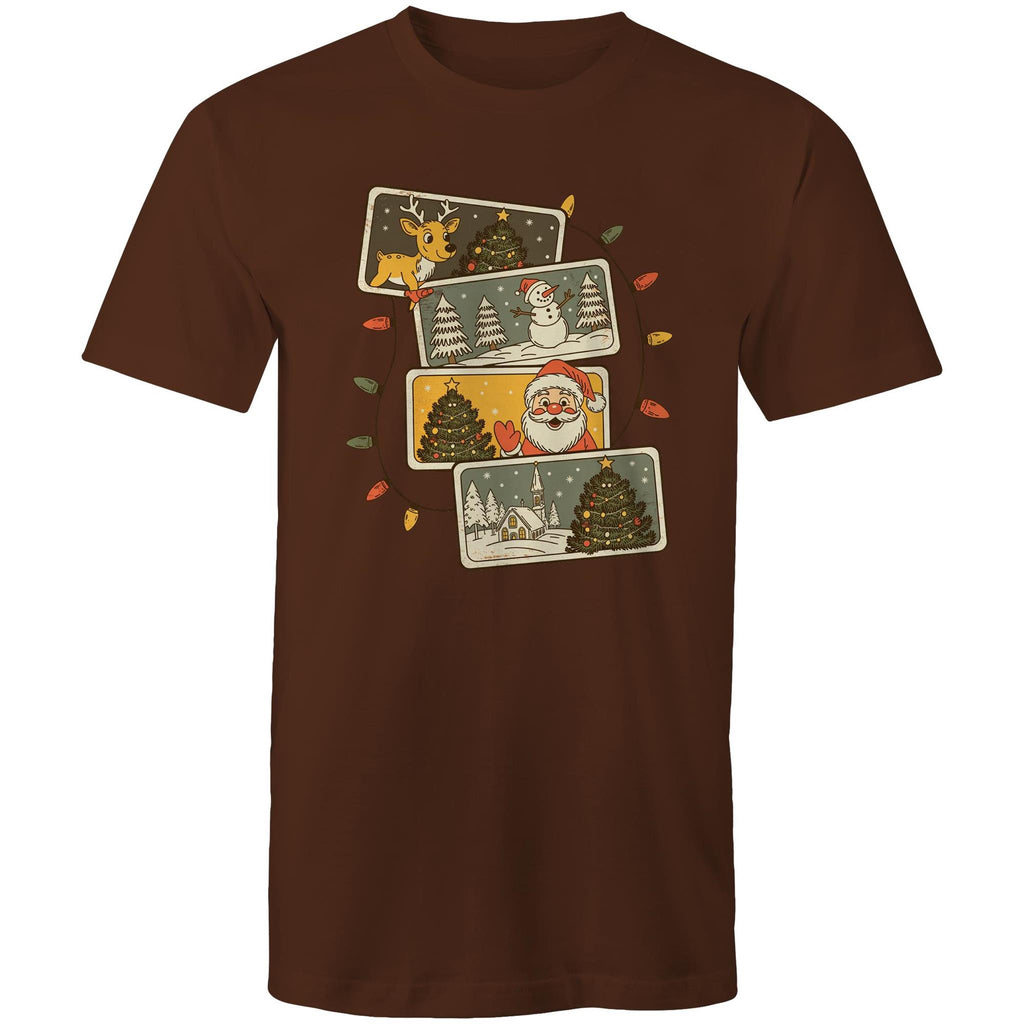 Retro Christmas Cards - Mens T-Shirt