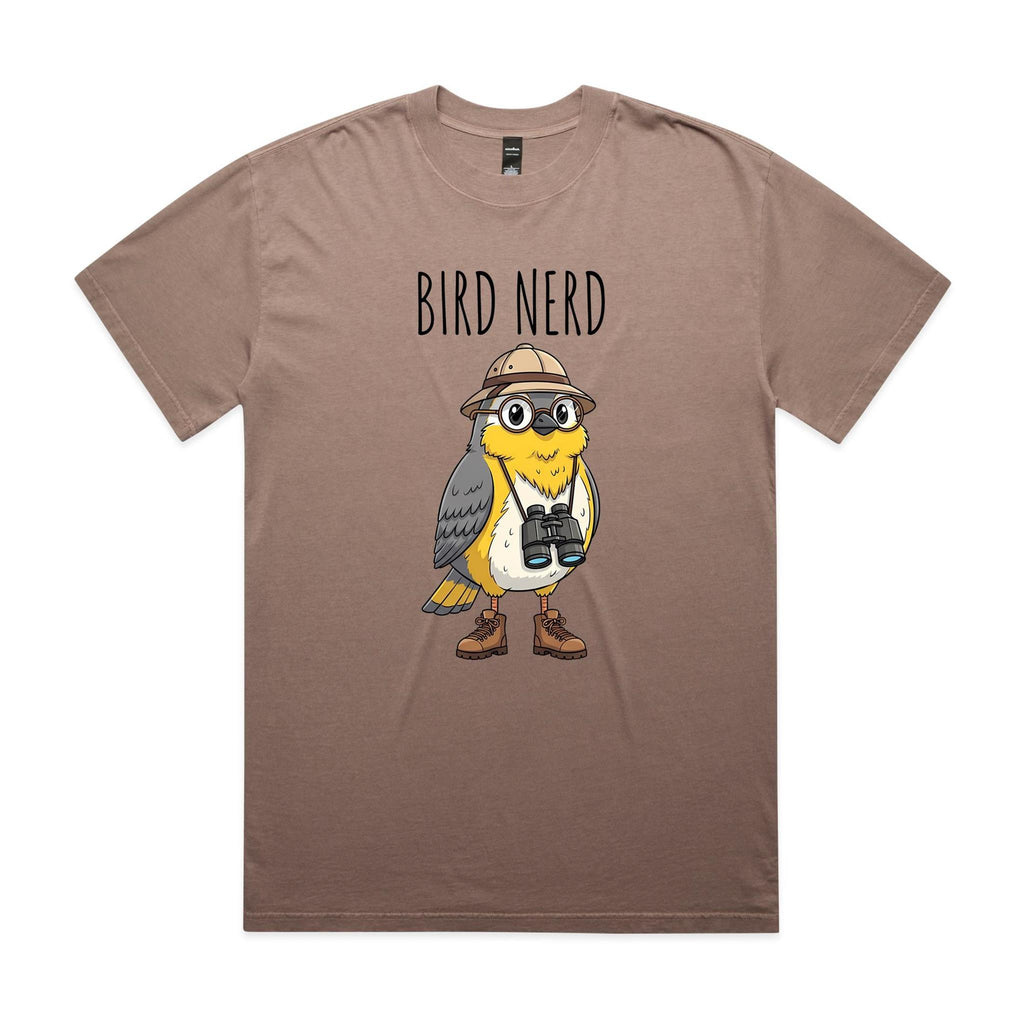 Bird Nerd - AS Colour Heavy Faded Tee