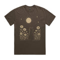 Whimsical Cat And Moon - AS Colour Heavy Faded Tee