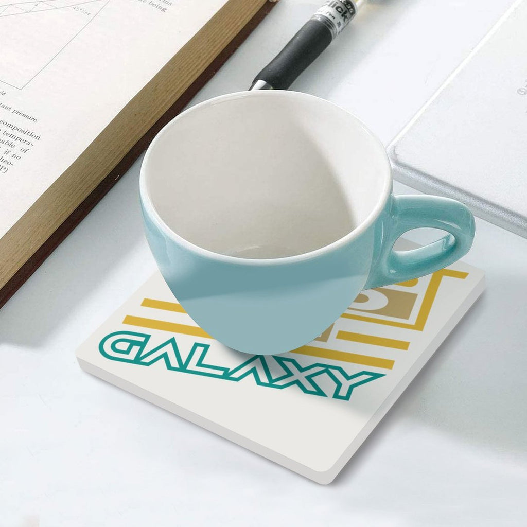 The Best Dad In The Galaxy Ceramic Coasters (Square) Ceramic Coasters Dad Printed Offshore
